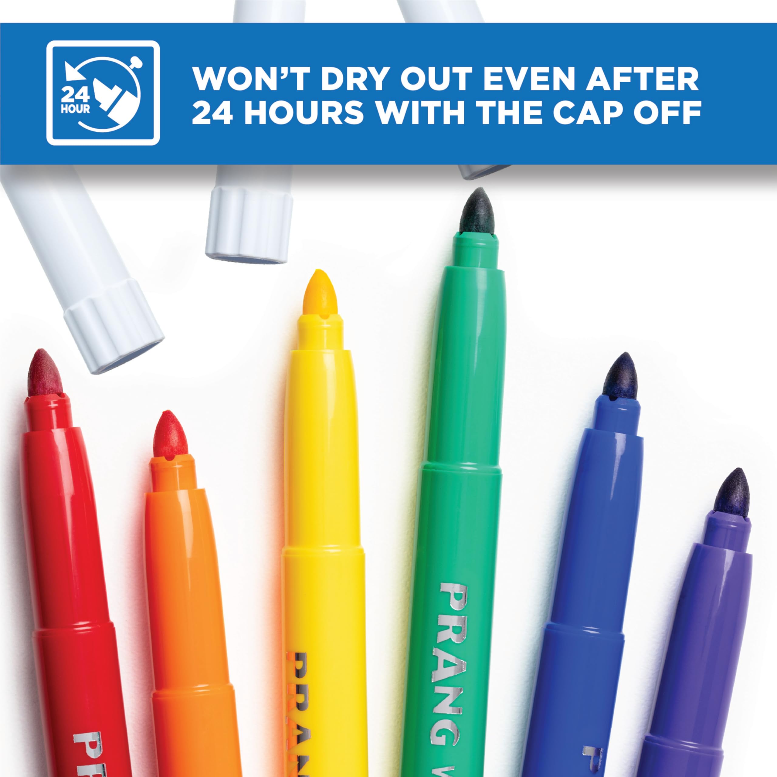 Amazon.com: Prang Classic Art Markers, Washable, Bullet Tip